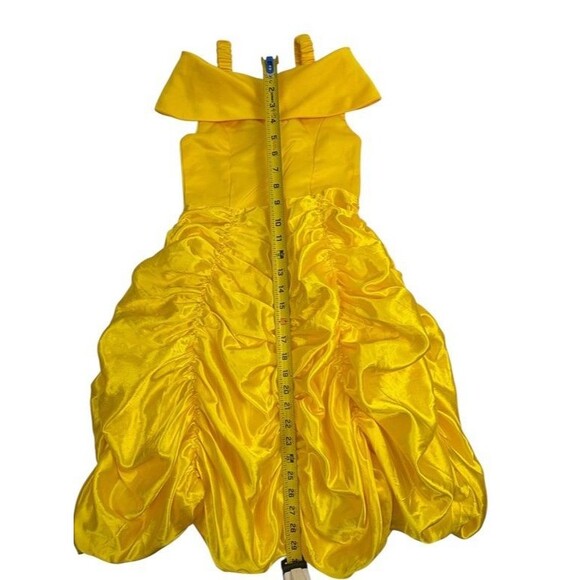 Belle Beauty & Beast Ball Gown Dress Halloween Costume Disney Princess 110 5 - Picture 15 of 16